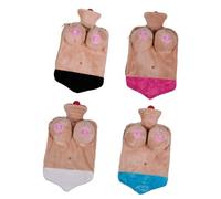 Mens Gents Him - Number One Selling Novelty Boob Hot Water Bottle - Cuddle Up & Get Cosy! - Perfect for Secret Sexy Santa Stocking Fillers Xmas Christmas Birthday Stag Night Party Gift Present Idea