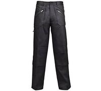 Mens Gents Work Trousers Workwear Combat Pants Classic Bottoms Tough Stitched Work Knee Pad Trouser with Belt Loops & Pockets Pants Plus Big King Sizes 30-56(Action, 38/29)