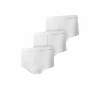 Mens Gents Y Front Briefs Underpants 6 Pair Pack Blue White 100% Cotton (as8, alpha, 5x_l, regular, regular, White)