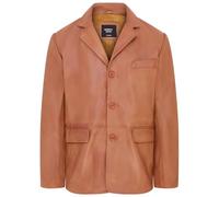Mens Genuine Leather Blazer Soft Real Italian Tailored Vintage Jacket Coat