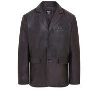 Mens Genuine Leather Blazer Soft Real Italian Tailored Vintage Jacket Coat