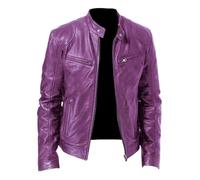 Men's Genuine Leather Jacket with Hood Retro Slim Fit Cowhide Motorcycle Moto Biker Jacket Real Lambskin Leather Vintage Style Waterproof PU Cycling Trucker Drive Jackets for Men UK XS 3XL XXL 8XL 9XL