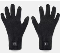 Mens Genuine Under Armour Halftime Winter Knit Gloves Black Accessories -L-XL