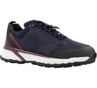 GEOX Sterrato B Mens Leather Smart Casual Bungee Cord Trainers