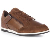 Mens Geox U Renan B Zip Up Smart Casual Leather Shoes Sizes 6 to 11