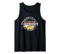 Mens German Flag | Oktoberfest | The Man The Myth The German Tank Top