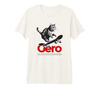 Mens GERO - Cute Boy Name with Cool with Cool Cat & Skateboard Premium T-Shirt