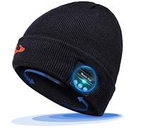 Mens Gifts Bluetooth Beanie Hat - Christmas Stocking Fillers for Men Dad Husband Him Teenagers Cool Stuff Tech Gadgets Beanie Hat with Headphones, Cycling Running Music Secret Santa Gifts for Men