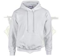 MENS GILDAN PLAIN HOODIE S-2XL HOODED SWEATHSHIRT | ARMY GREEN BLACK SAND NAVY