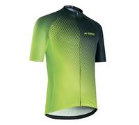 Men's Gist Flow Short Sleeve Jersey with Full Zip in Fluorescent Yellow XXXL -53