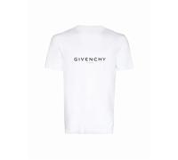 Men's Givenchy Reverse Paris Logo Print Oversized T-Shirt in White