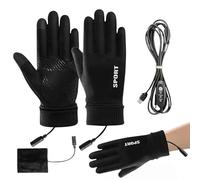 Men's Gloves for Winter, Thermal Touch Screen for Warming Hands - Gloves with USB Heating for Women, for Riding Skiing Hiking Outdoor Work Cold Weather Snow Sports