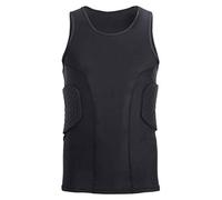 Men's Goalkeeper Padded Football Protective Gear Set Training Vest for Soccer Rugby Basketball Paintball Rib Protector Vest