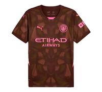 PUMA Men’s Manchester City FC 2024/25 Soccer Goalkeeper Shirt - Brown - Size: L