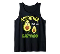 Mens Godfather of The Babycado Cute Avocado Family Tank Top