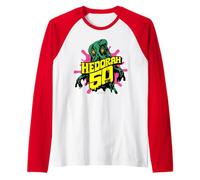 Mens Godzilla Hedorah 50th Anniversary Raglan Baseball Tee