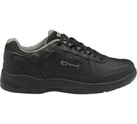Mens Gola Belmont Trainers Wide Fit Black Leather Lace Up Sizes 7-15