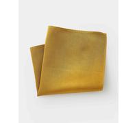 Men's Gold Twill Silk Pocket Square - Savile Row Company