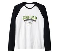 Mens Golf Dad The Myth & Legend Funny Man Cave Golfers Raglan Baseball Tee