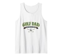 Mens Golf Dad The Myth & Legend Funny Man Cave Golfers Tank Top