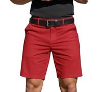 Men's Golf Dress Shorts Flat Front 7 Inch Inseam Chinos Lightweight Quick Dry Chino Shorts with Pockets for Casual Work