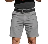 Men's Golf Dress Shorts Flat Front 7 Inch Inseam Chinos Lightweight Quick Dry Chino Shorts with Pockets for Casual Work