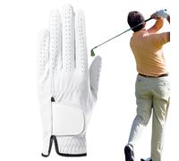 Mens Golf Gloves Left Hand - Breathable Left Handed Golf Glove,Protective Ergonomic Mitten Padded for Tennis Fishing Riding Motorcycle Driving Cycling Women