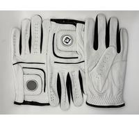 Mens Golf Gloves x 3 Left Handed for Right Handed Golfer Cabretta Leather with Magnet for Marker Perfect Feel Supreme Grip Sizes S M M/L L XL (XL)