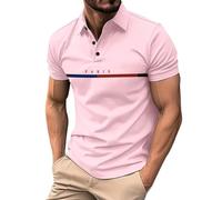 Mens Golf Polo Shirts Short Sleeve Quick Dry Moisture Wicking Shirts Lightweight Sport Work Tops Workout Shirts for Men Vest Nightshirt for Men Barbour Clothing Mens Basic (Red, XL)