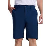 Men's Golf Shorts Grip Waistband 4-Way Stretch Bermuda Shorts Lightweight Quick Dry Breathable with 4 Pockets(D3040-Navy-38)