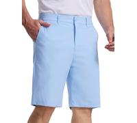Men's Golf Shorts Grip Waistband 4-Way Stretch Bermuda Shorts Lightweight Quick Dry Breathable with 4 Pockets（D3040-Lake Orchid-36）