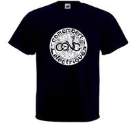 Men's Gong Camembert Electrique Mens Black Tees Unisex T-Shirts Black L