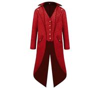 Mens Gothic Coats Medieval Jackets Vintage Cosplay Performance Uniform Frock Coat Victorian Prince Trench Tuxedo Coat Renaissance Overcoat Halloween Costume Outwear Gothic Clothing