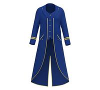 Men's Gothic Tailcoat, Steampunk Jacket, Men's Long, Classic Green Medieval Coat, Retro Victorian Court Frock Coat, Tuxedo Theatre Performance, Pirate Vampire Outfit, Halloween Costume