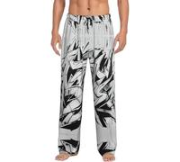 Men'S Graffiti Drawing Print Pajama Pants, Lounge Pants,Sleepwear Bottom Pants With Pocket Drawstring