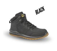 Mens Grafters Ankle Safety Boots Hi-Top Skate Lace Steel Toe S1 Action Leather