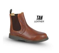 Mens Grafters Chelsea Ankle Boots Leather Twin Gusset Farm Boys Comfort Lined