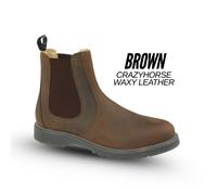 Mens Grafters Chelsea Ankle Boots Leather Twin Gusset Farm Boys Comfort Lined