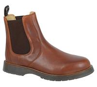 Grafters, M186BT-11 Leather Gusset Chelsea Boot Tan size 11 UK