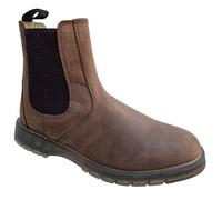 Grafters Weston Chelsea Boots Mens - Brown - Size UK 8