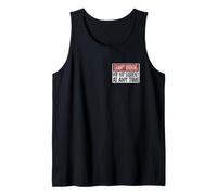 Mens Grampy Warning Sign - May Nap Suddenly at Any Time 2 Sided Tank Top
