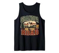 Men's Grandpa On The Road RV Camping Tank Top