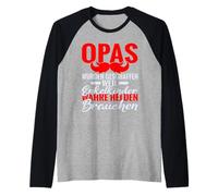 Mens Grandpas were Created Because Grandkids Need Heroes Raglan Baseball Tee