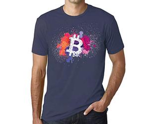 Men's Graphic T-Shirt Bitcoin Art BTC HODL Crypto Traders Eco-Friendly Limited Edition Short Sleeve Tee-Shirt Vintage Birthday Gift Novelty Denim XXL
