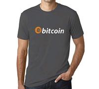 Men's Graphic T-Shirt Bitcoin Support HODL BTC Crypto Traders Eco-Friendly Limited Edition Short Sleeve Tee-Shirt Vintage Birthday Gift Novelty Mouse Grey XS