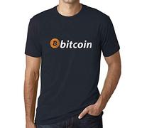 Men's Graphic T-Shirt Bitcoin Support HODL BTC Crypto Traders Eco-Friendly Limited Edition Short Sleeve Tee-Shirt Vintage Birthday Gift Novelty Navy S