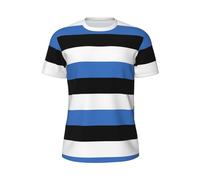 Men's Graphic T-Shirt Cool Estonia Flag 3D Printed Short Sleeve Athletic Running Gym Workout Casual Tees Summer Fashion Fun Unisex T-Shirt Crew Neck Top Tees S-6XL