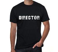 Men's Graphic T-Shirt Director Short Sleeve Tee-Shirt Vintage Birthday Gift Novelty Tshirt Deep Black L