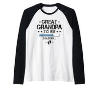 Mens Great Grandpa to Be Est 2027 First Time Great Grandparents Raglan Baseball Tee