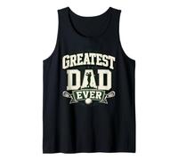 Mens Greatest Dad Ever Golfing Happy Father's Day Golf Lover Tank Top